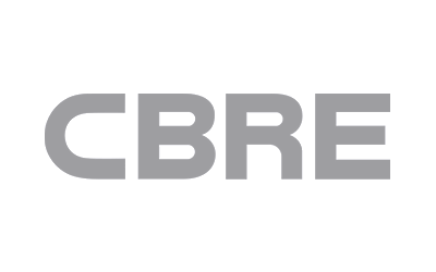 Logo CBRE - Cliente Por Exemplo