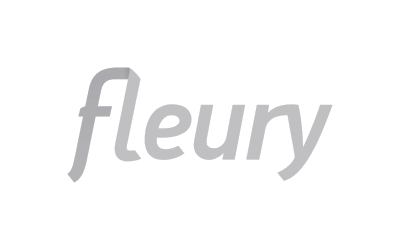Logo Fleury - Cliente Por Exemplo