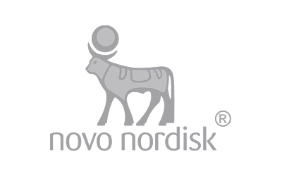 Logo Novo Nordisk - Cliente Por Exemplo